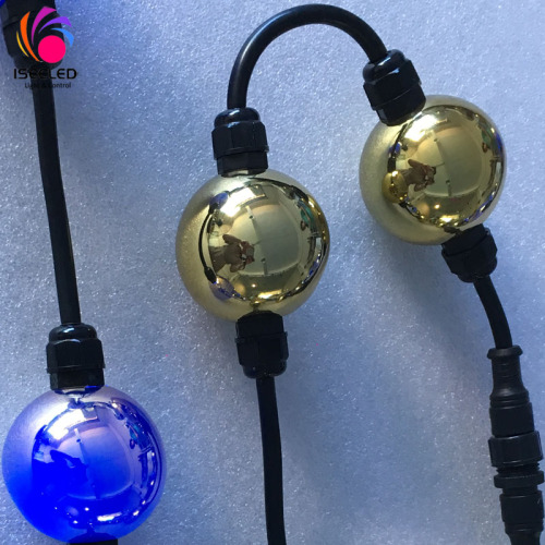 Gold color Disco Club Decorative LED Ball Lighting