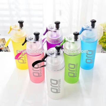 500ml water bottle with mist spray,PC bottle with mist spray