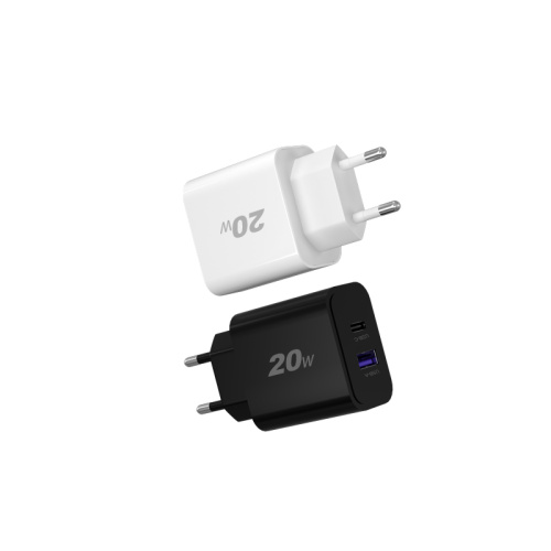 ขายส่ง 2 พอร์ต QC3.0 Type-C USB Wall Charger Fast Charger