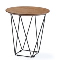 Modern Metal Unique Round Restaurant Coffee Wood Tables