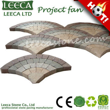 Outdoor fan pattern cheap patio paver stones for sale