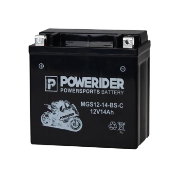 12v 14ah YTX14L-BS harley series motorcycle starter battery