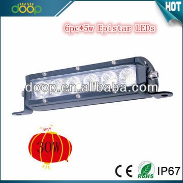 led vehicle light bar, Offroad 4x4 jeep 6inch 30w led vehicle light bar