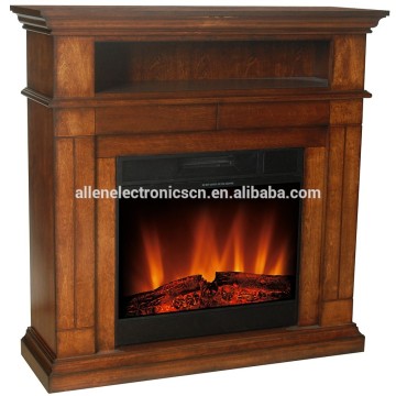 wood media electric fireplace china with insert