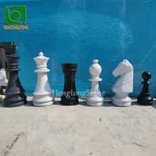 International Highly Polished Marble Chess Sculpture