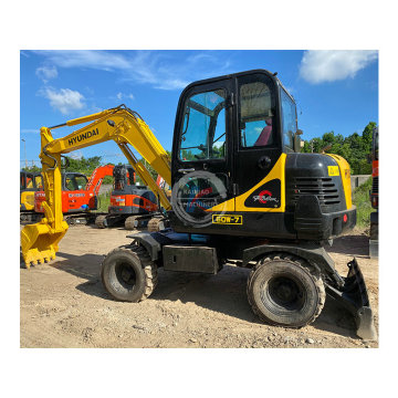 Second Hand Hyundai R60W and Doosan DX60W Wheel Excavator Tyres