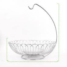 stainless steel creative fruit vegetable basket with hook