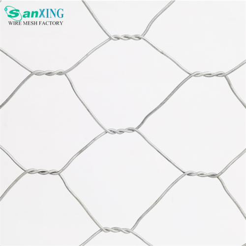 Malha de arame hexagonal galvanizada e com revestimento de PVC de alta qualidade e PVC