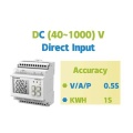 DC Industrial DIN Rail Instalasi Digital Power Meter