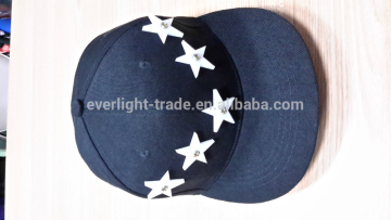Fashion design flat visor cap embroidery hip-hop hat