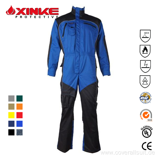 Reflective Fire Resistant Clothing for Petroleum Workers