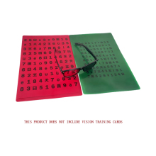 Accommodative Rock Chart Set for Vision Training and Aids