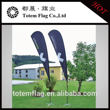 Weather Polyester Custom Teardrop Flags