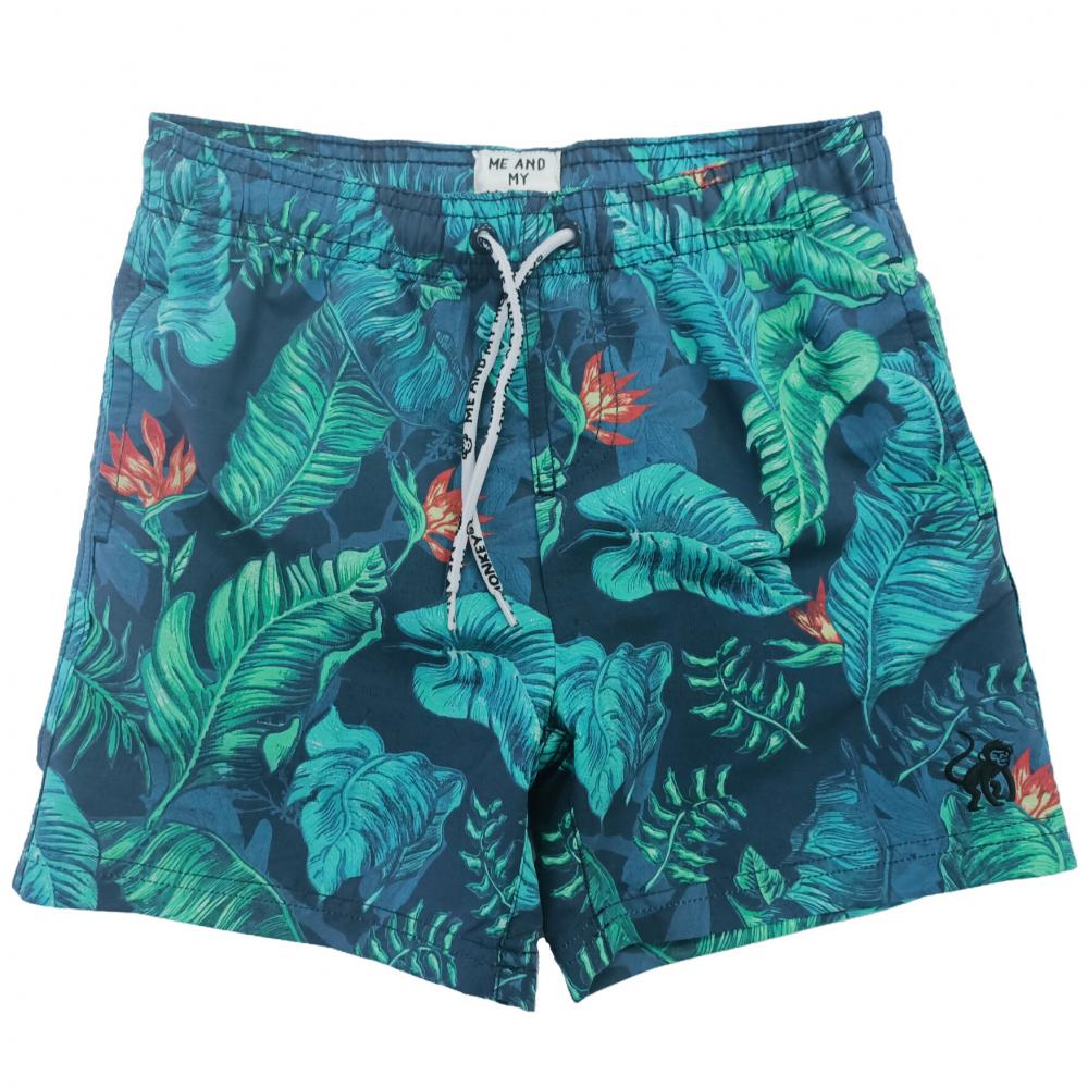 GREEN PALM BOY'S SWIM SHORTS