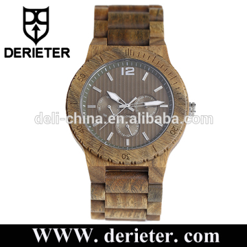 Japan Citizen Movement Wooden Watches for Men Custom Logo