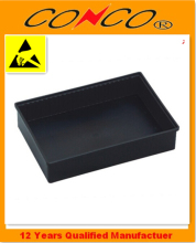 ESD black tray injection tray conductive pp trays