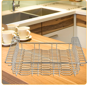 Durable 304 Stainless Steel Kitchen Dish Drainer Rack