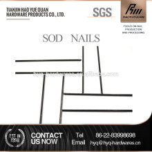 100 6" Landscape Staples~SOD Staples Garden Stakes Square Pins