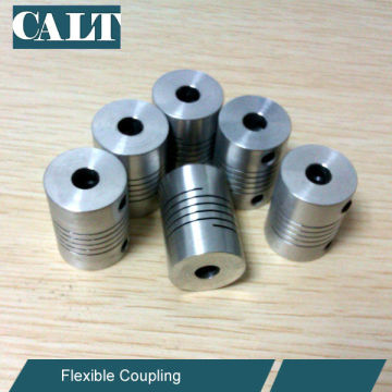 aluminium motor shaft coupling bellows flexible mechanical coupling