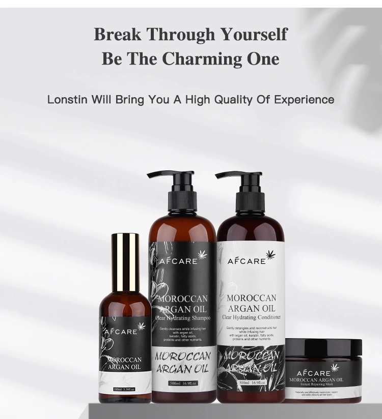 Aifujia Factory Hot Sales VIP Hair Color Argan Oil Italian Shampoo Hair Loss and Deep Damaged Hair Conditioner