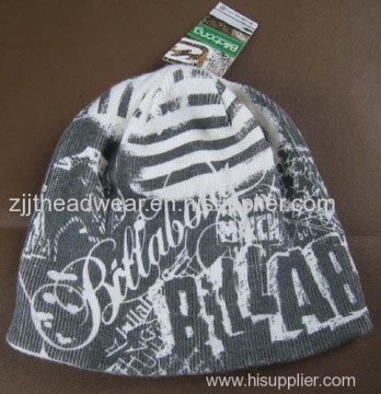 Fashion Full Print Knitted Hat?