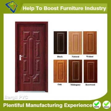 Door skin PVC FILM membrane press wood grain 850mm to 1000mm laminated door skin pvc film