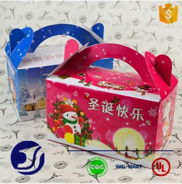 Colorfull printing paper door gift box