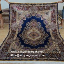 6'x9' Handwoven Pure Silk Persian Tabriz Rug