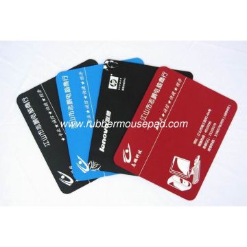 Cmyk Color Soft Cloth Mouse Mat, Rubber Computer Mouse Pads