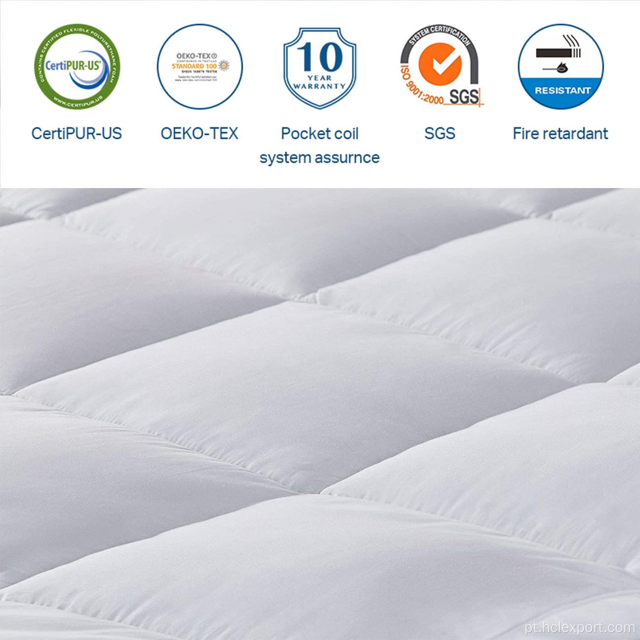 Twin King Queen Double Mattress Protector/Mattress Topper/Mattress Pad com capa