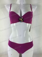 Miss Adola France solid rose women bikini swimwear big flower accessory bra ( KC13385 )