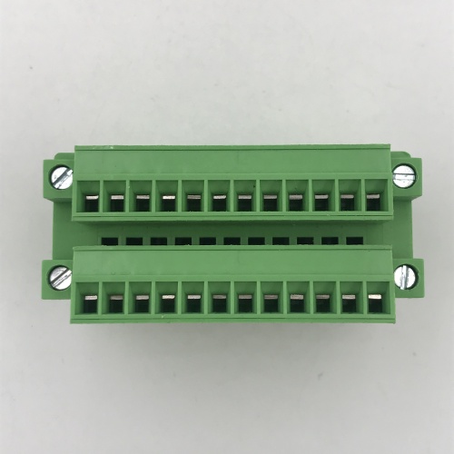 3.81mm pitch with flange double row terminal block