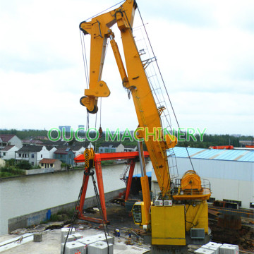 Folding Boom Ship Deck Marine Cranes