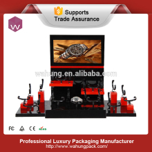 window style wood watch display case