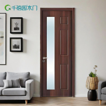 Wooden unpainted door soundproof unpainted door
