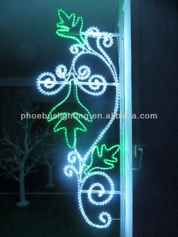 christmas led street light motif