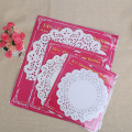 Food Grade ronde Lace papier Doilies