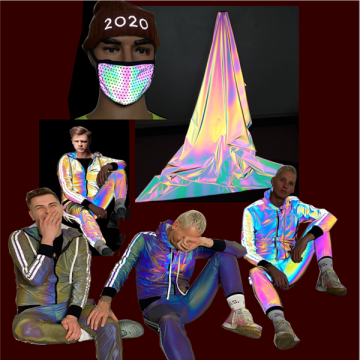 Reflective Rainbow Color Changing Coat
