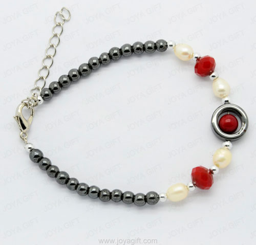 pulsera de piedra de hematita