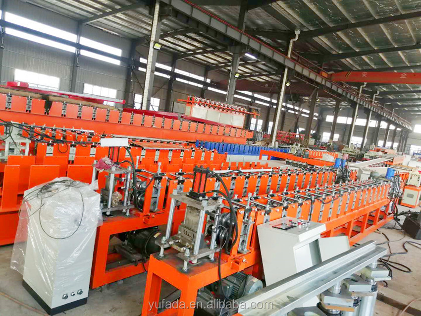 Double layer roll forming machine glazed roofing tile making machinery