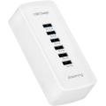 Pengecas USB 6-port 30W Pintar pelbagai fungsi