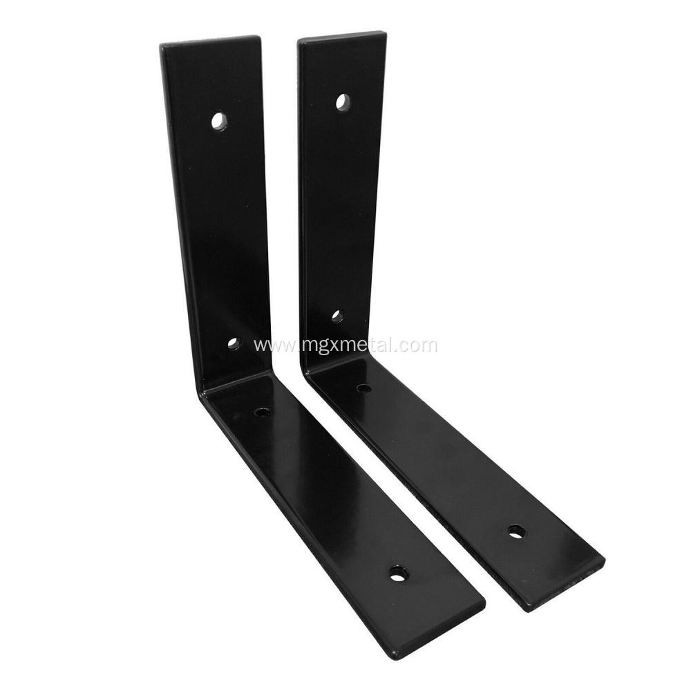 High Quality Black Metal Farmhouse Shelf Bracket