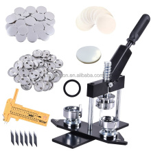 58mm 2-1/4 Inch Round Button Maker Machine with 500 Free Parts & Adjustable Cutter