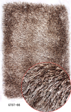 Elastic and Silk mix Shaggy Rug