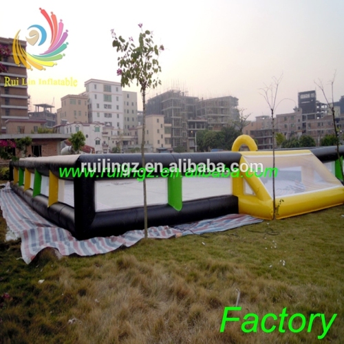 customize large inflatable soccer ball field for sale