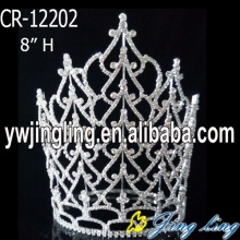 Hot sell 8" Large pageant crowns for sale