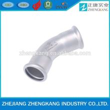 90 degree Sanitary pipe fitting stainless steel elbow pipe fitting factory supply