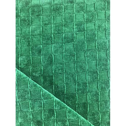 Polyester Jacquard gebreide chenille -stof voor herfstkleding