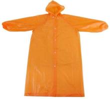 Orange Disposable Plastic Rainsuit