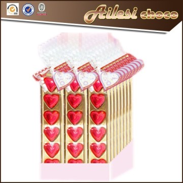 40g heart shape chocolate/chocolate raw material/best dark chocolate brands